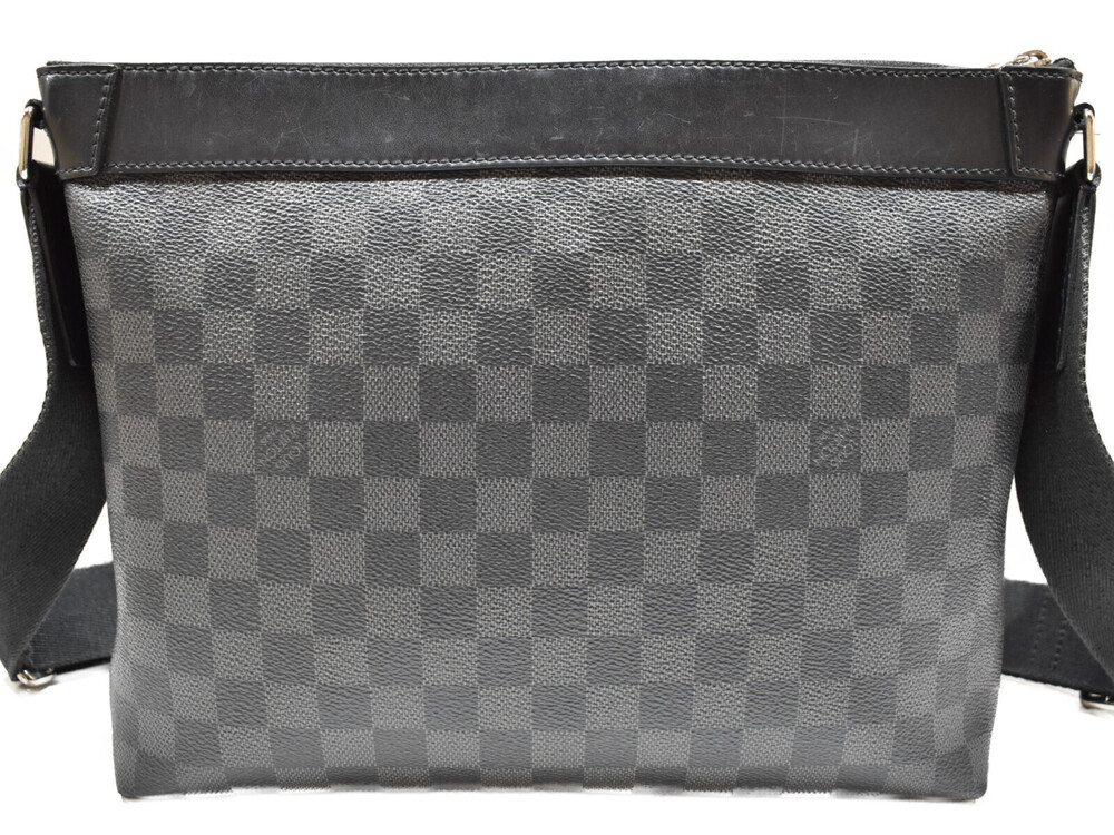 Louis Vuitton Bag Messenger Shoulder Mick Graphite Black Damier